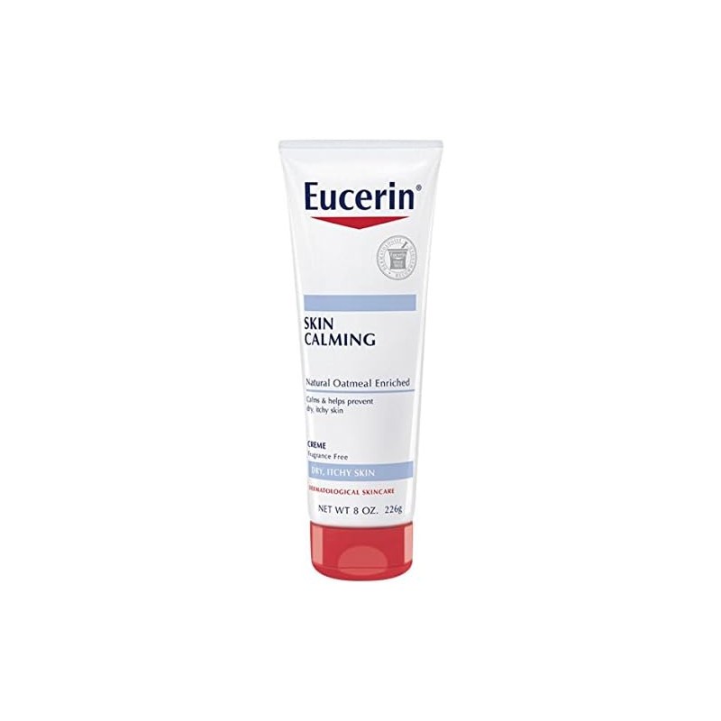 Eucerin Body Creme, Calming, 8 oz