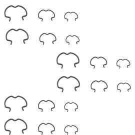 18 PCS 800-801 Quick Connector Clips, 6-3/8'', 6-1/2'', 6-5/8'', Transmission Cooler Line Clips, 3 Different Size