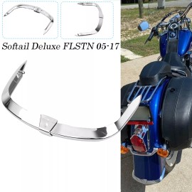 Unbranded ABS Rear Fender Mudguard Tip Trim Fit For Harley Softail Deluxe FLSTN 2005-2017