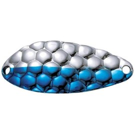 Acme C340-HNB 3/4-Ounce Little Cleo Fishing Lure, Hammered Nickel and Blue