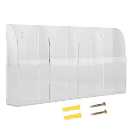Soporte Para Control Remoto Organizador Cajas Caja Almacenamiento Cofres de Contenedores Montaje En Pared Acrílico Transparente Para Aire AcondicionadoBandeja de almacenamiento