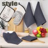 6-Pack 100% Cotton Waffle Weave Kitchen Dish Cloths, Ultra Soft