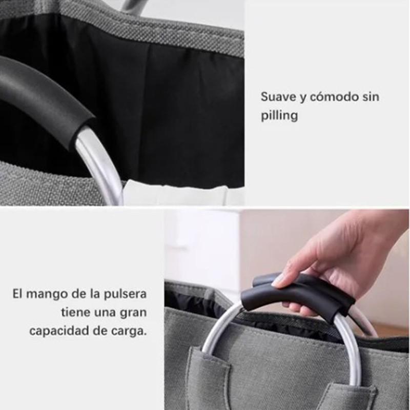 Foldable Laundry Basket Collapsible Laundry Hamper Bag Folding Dirty Clothes