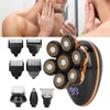 5 in 1 Electric Head Shaver IPX7 Waterproof Intelligent Floating