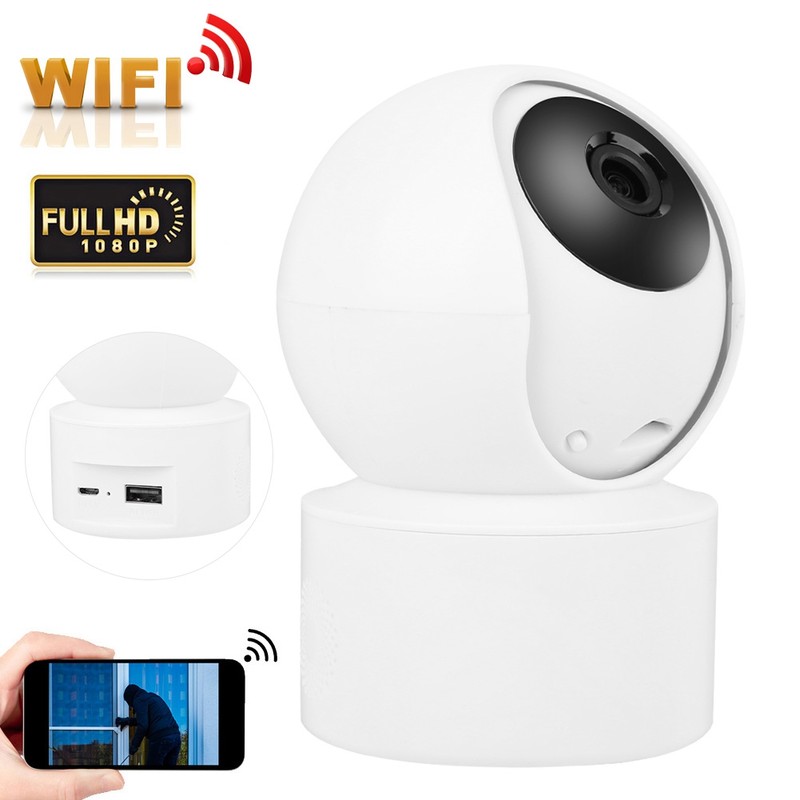 1080P Camera Wireless AI Motion Track Night Vision 2‑Way Intercom
