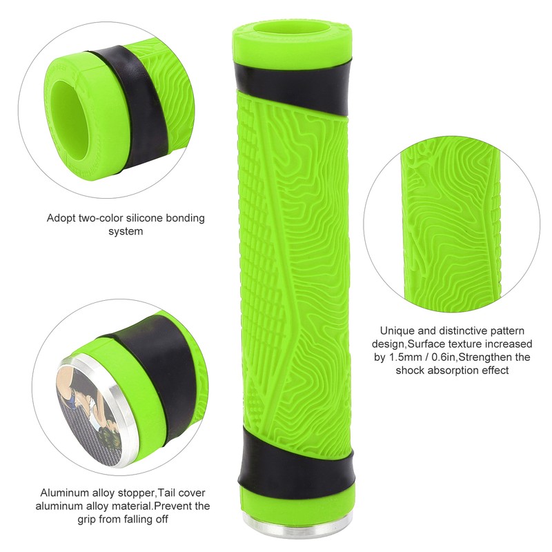 FMFXTR Mountain Bike Handlebar Cover Gecko Pattern Universal Silicone Handle