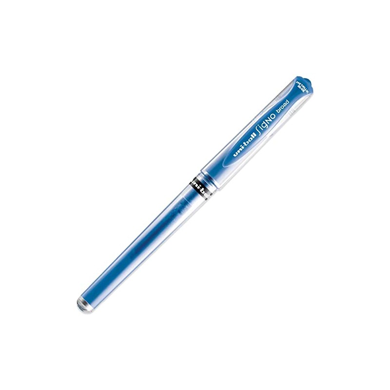 uni-ball Signo Pen Broad Metallic Gel Ink Rollerball - Metal