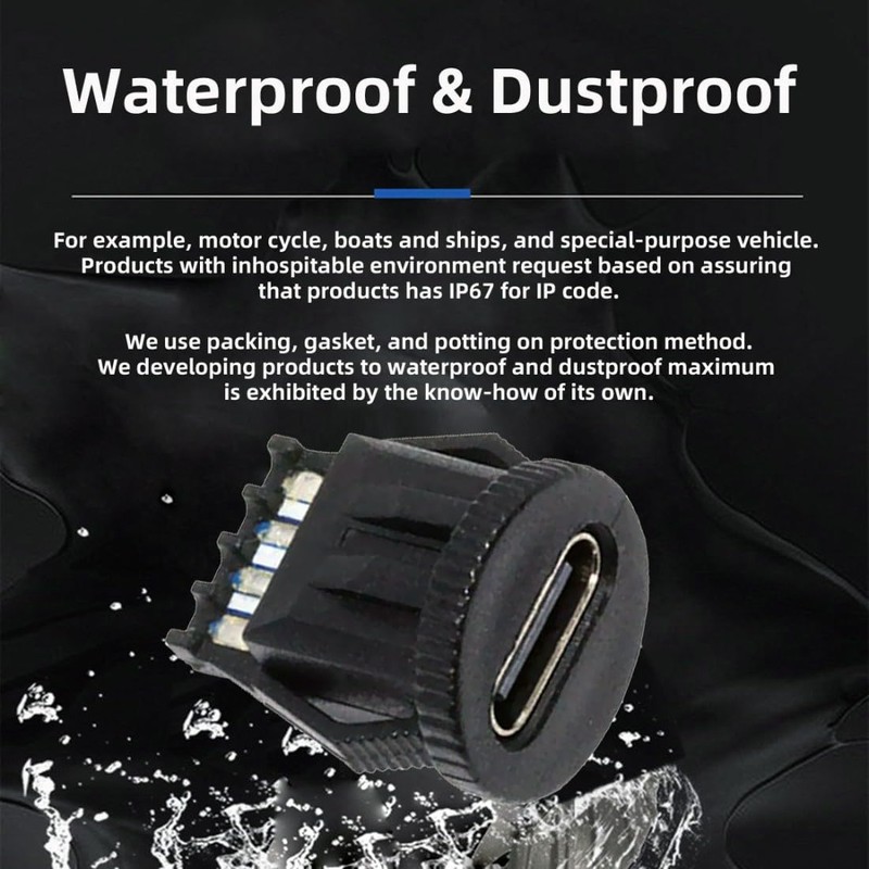 chenyang 5 Pack USB C DIY Connector, USB C 6Pin