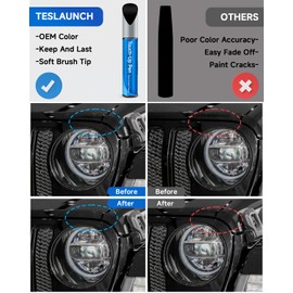 RSACET PX8/DX8 Black Crystal Touch Up Paint Compatible with Jeep, Ram, Dodge, Chrysler Exact Match Touch Up Paint Car Scratch Repair