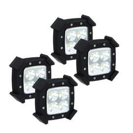 LED Magnetic Rugged Portable Puck Light 3.5" in 50 Lumens Per Light Rugged Casing for Versatility Indoor/Outdoor Mountable with Screws or Strong Magnet on Rear Two Level Brightness Tap Touch 4 Pieces