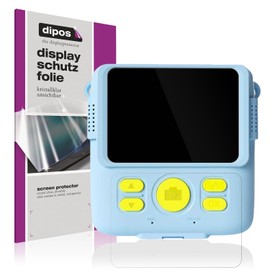 dipos I 4x Protective Film Clear Suitable for GKTZ P200-L Children's Camera Film Screen Protector, Ultra Thin, Case-Friendly, Fingerprint Compatible