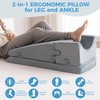 Leg Elevation Pillow for Sleeping, Foam Wedge Pillow Set for