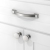 Asimerdeco 10 Pack Brushed Satin Nickel Cabinet Pulls 3.75 Inch(96mm)
