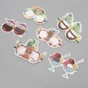 18pcs Paper Eyeglasses 6 Styles Funny Hawaiian Paper Sunglasses for