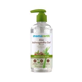 Aloe Ashwagandha Gel with Aloe Vera & Ashwagandha for Youthful Glow | Deeply Hydrates & Moisturizes Skin | Non Sticky & Paraben Free | 10.14 Fl Oz (300ml)
