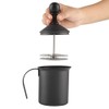 Stainless Steel Manual Double Mesh Milk Frother Foam Maker Coffee