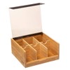 5five - Tea Caddy with 6 Compartments "Black Bamboo"