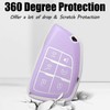 Cacacar Key Fob Cover for Chevy GMC with Keychain, Tahoe