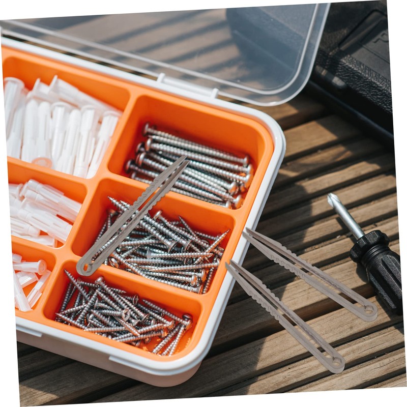 BIUDECO 4pcs Mini Titanium Alloy Tweezers Lightweight Portable Tool for