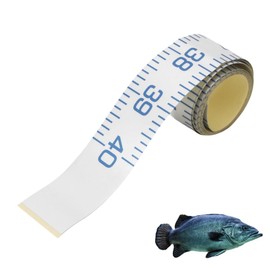 Adhesive Fish Ruler, Fishing Measuring Tape 40 Inch Fish Ruler Adhesive Fish Rulers Waterproof Fish Measuring Sticker for Fishing Boat, Kayak, Cooler, Workbench