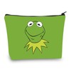 BDWPSS Frog Makeup Bag Muppet Movie Inspired Gift Frog Lover