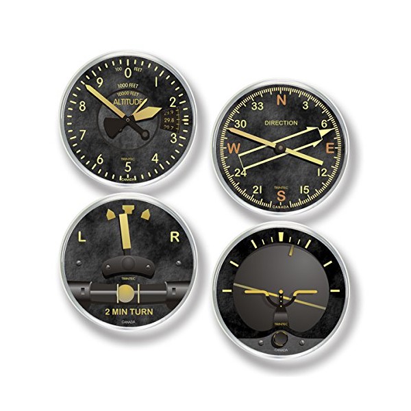 Trintec Vintage Drink Coasters Set of 4