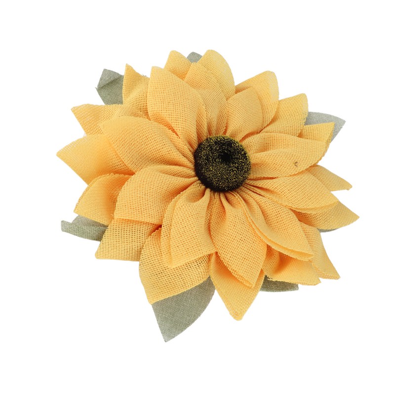 Artificial Sunflower Wreath Wall Hanging Sunflowers Ornament for Farmhouse Door