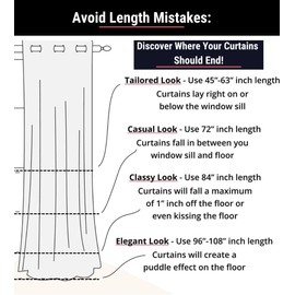 HLC.ME 2 Piece Semi Sheer Voile Window Curtain Grommet Panels for Bedroom & Living Room (54" W x 84" L, Aqua Blue (Teal))