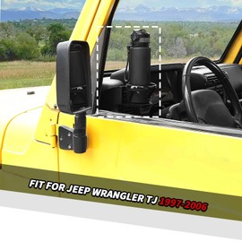 1PC Door Drink Cup Holder Fit for Jeep Wrangler TJ 1997-2006, Driver Side