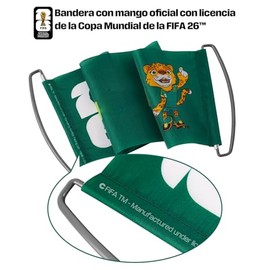 Bandera de mano de la Copa Mundial de la FIFA México 2026, duradera bandera de color vívido para el día del juego, eventos, decoración de fiestas y en