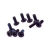 10-Pack M2x5mm Black Mounting Screw Bottom Case Screws Replacement for