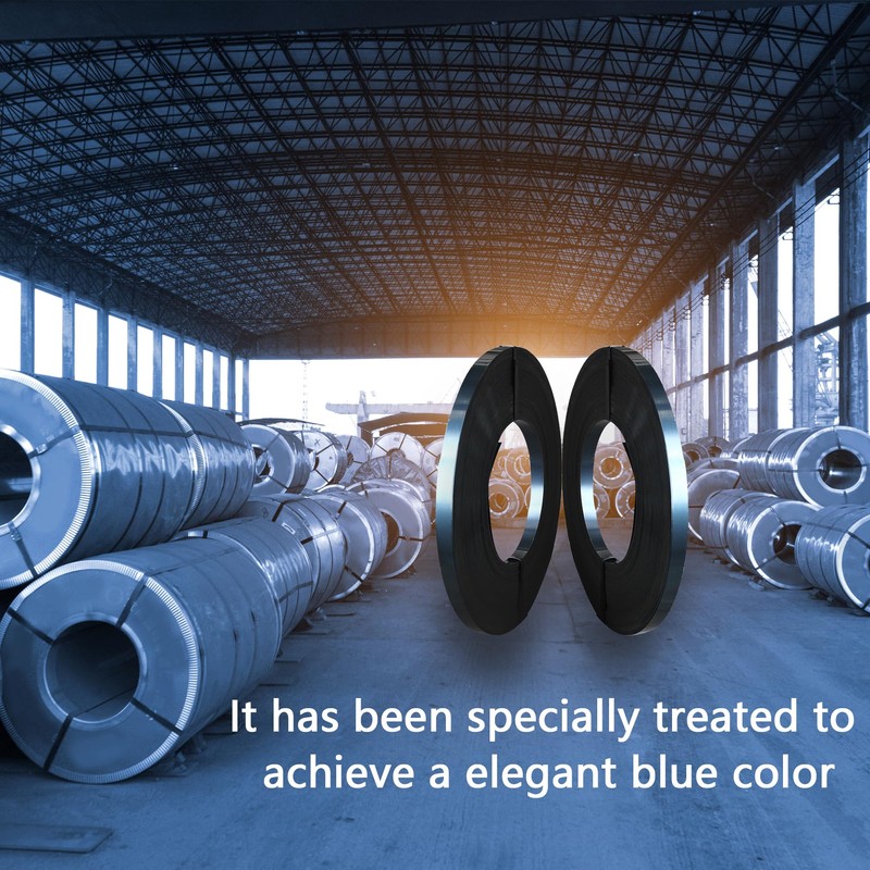 NVOYAJUAN Bluing Steel Strapping Coil 5/8" x .020" x 311'