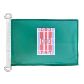AZ Flag Gazebo Nautical Shade 45 x 30 cm - Umbria Ship Flag - Italy 30 x 45 cm