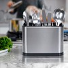ODesign Utensil Caddy Flatware Organizer Crock Utensil Holder for Countertop