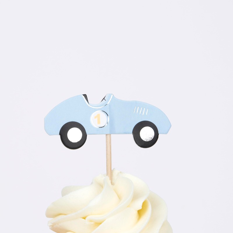 Meri Meri Race Cars Cupcake Set - Pack of 24