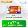Tabletas efervescente CITRUS C, ácido ascótbico, colecalciferol, zinc. presentacion 3