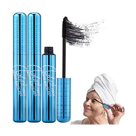 Mascara for Older Women Over 50, Pro-Age Eyelash Growth Serum for Mature Women with Thinning Lashes, Volumizing Mascara for Seniors with Sensitive Eyes Short Lashes (2 Pack)