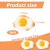 HUIANER Fake Fried Egg Simulation Artificial Food Play Food Model