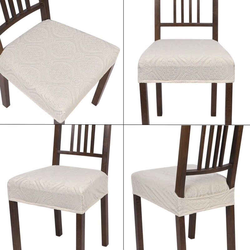 SearchI - Juego de 4 fundas de asiento para silla
