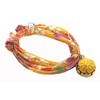 Collar, Cat Bell Charm (Plum Yellow), Accessory Choker, Soft Fabric