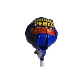 15 pcs X 9g of Fazer Tyrkisk Peber Original - Lollipop - Salmiak - Salty Liquorice - Salmiakki - Hard Boiled Candy - Sweets