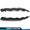 PIT66 Front Bumper Cover Support Brackets Compatible with Toyota Sienna
