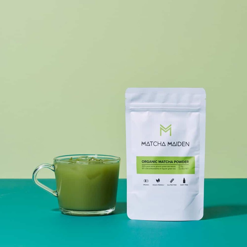 Matcha Maiden Organic Matcha Tea Powder 70g - 100% Pure