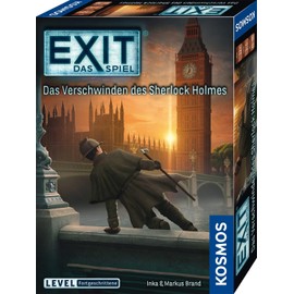 KOSMOS 683269 EXIT - The Game - The Disappearance of Sherlock Holmes, Level: Advanced, Escape Room Game, EXIT Game for 1-4 Players from 12 Years, A Unique Board Game