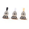 3pcs 3 Way Guitar Toggle Switches Short Straight Switch with