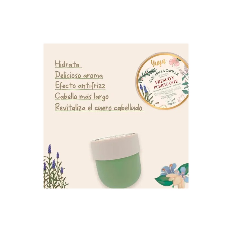 Mascarilla Cabello Yuya Hidratante Romero 350