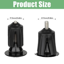 1Pair Cycling Bar End Plugs, Aluminum Bike Bar Ends Black Road Bicycle Grip Road Bike Handlebars Plug Handlebar End Plugs Bar End Plugs for Most Bicycles Road Bike Mountain Bike