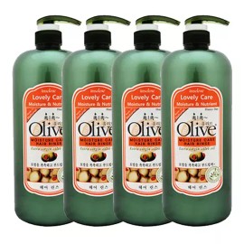 Olive 올리브 대용량 린스 1500g X 4개 업소용 Olive Large Capacity Rinse 1500g x 4 Commercial Use
