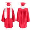 Misscom Shiny Kids Graduation Cap and Gown Set with 2024