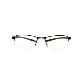 SAV Eyewear Men's Sportex Ar4145 Brown Rimless Reading Glasses, 30.8 mm + 2.75